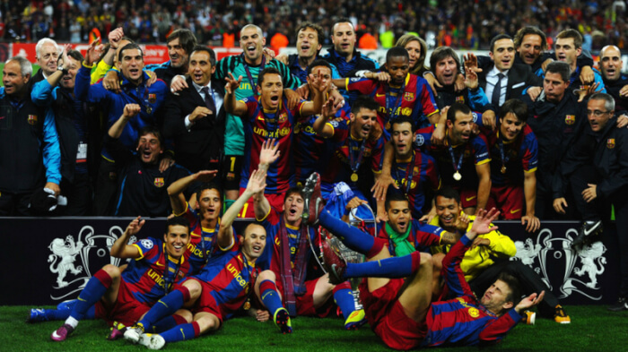 Барселона четырёхкратный победитель Лиги Чемпионов